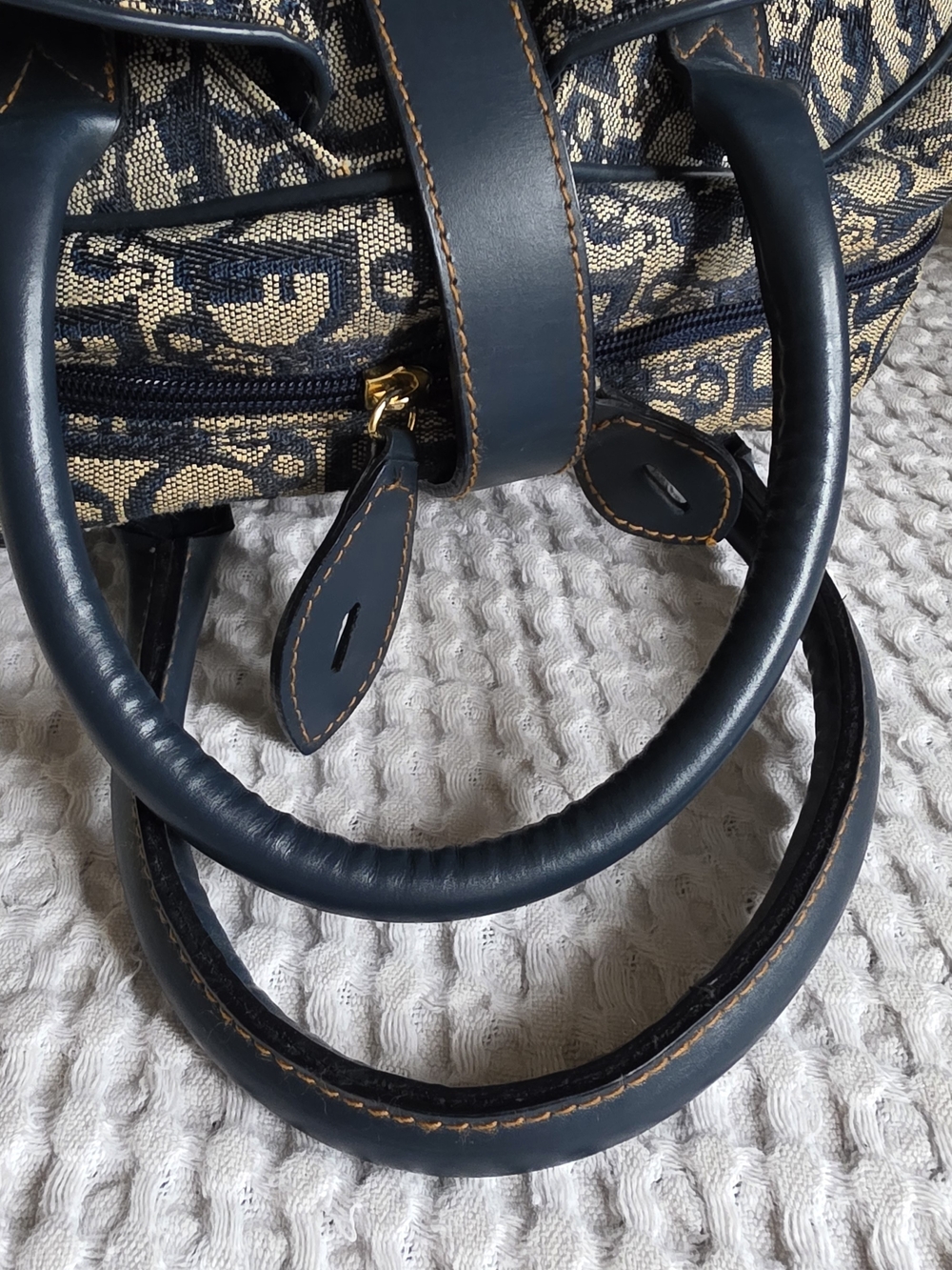 Christian Dior Vintage Double Saddle Bowler Bag - Picture 10 of 15